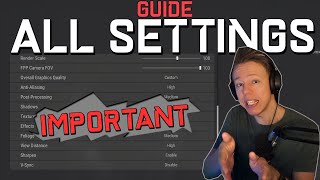 GUIDE FULL PUBG SETTINGS GUIDE  GraphicsKeybindsGameplay settings  Learn the important ones [upl. by Mindy859]