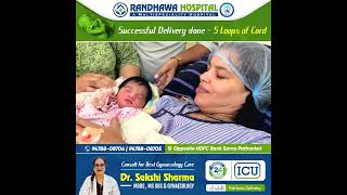 Overcoming 5 Loops of Cord and Decreased Fetal Movements  Successful Delivery by Dr Sakshi Sharma [upl. by Ardnasac]