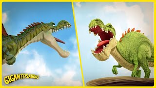 New Dino in Town 🦖 Can Giganto Stop the MEAN Spinosaurus  Gigantosaurus Action Showdown [upl. by Silrak]