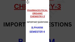 Pharmaceutical organic chemistry3 previous year important questions poc3 poc bpharmsem4 [upl. by Reprah]