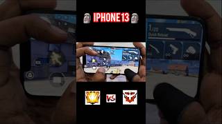 iphone 13 free fire game play test 🗿 2VS1 shorts freefire [upl. by Nirrek]