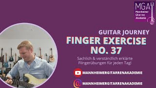 Finger Exercise No 37 Guitar Journey [upl. by Mano138]