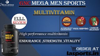 Gnc Mega Men Full Review✅  120Tab Multivitamin at Very Exciting Price 😍Lasportsin🛒 Cod Available [upl. by Ecilahc]