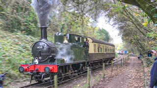 1450 Returns To Traffic After Overhaul at Avon Valley Railways End of Season Gala 021124 [upl. by Emile]