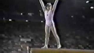 Nadia Comaneci 1976 Olympics Balance Beam Event Finals [upl. by Enihpesoj627]