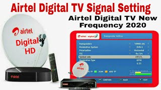 Airtel Digital TV Signal Setting New Frequency 2020 [upl. by Sterne203]