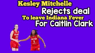 Kesley Mitchell Declines Move to Leave Indiana Fever Chooses to Remain With Caitlin Clark [upl. by Makell739]