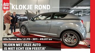 Alfa Romeo Mito 13 JTD – 2011 – 416617 km  Klokje rond [upl. by Aihsi177]