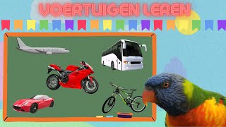 VOERTUIGEN LEREN 🚗 Eerste Woordjes Leren 🛵 Nederlandse Kinderfilmpjes voor Peuters en Kleuters 🚲 [upl. by Pember]