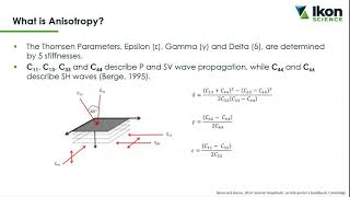 Understanding Anisotropy Well Log Analysis amp Correction to Well Ties and 3D Anisotropic Inversion [upl. by Ebneter]