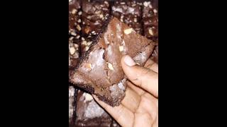 Pudgy brownie Brownies Cakes homemades brownie shorts trending [upl. by Annuahs]