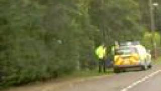 Cambridgeshire Constabulary conducting speed check [upl. by Bronk]