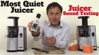 What is the Most Quiet Juicer  14 Juice Machines Noise Test [upl. by Scherman]