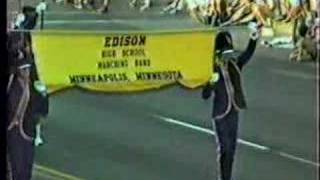 Edison High School Marching Band 1983 Eastside Parade Minneapolis [upl. by Nohs]