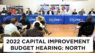 2022 Capital Improvement Budget Hearing North 7722 [upl. by Idleman505]