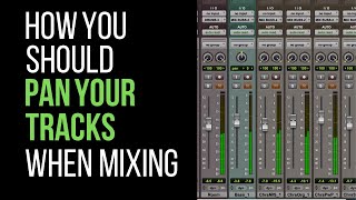 How You Should Pan Your Tracks When Mixing  RecordingRevolutioncom [upl. by Letnohs]