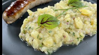 GERMAN POTATO SALAD SWABIAN STYLE  AxCooking [upl. by Min]