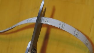 Cutting LED strips quotbetween the linesquot [upl. by Aihceyt]