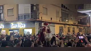 💥🇪🇦MÁLAGA CAPITAL💯🇪🇦 💥CAVALGATA DE REYES🇪🇦😘👍 [upl. by Yalahs]