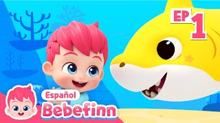 Tiburón Bebé Du Ru Du Ru  EP01  Cantemos con Bebefinn  Canciones Infantiles  Bebefinn en español [upl. by Eiuqram]