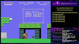 104 Zelda 2  Amidas Curse v19 NES Hack 33 🗡️ 🪦 🔨 💗 🐲 🪈 [upl. by Enawyd]