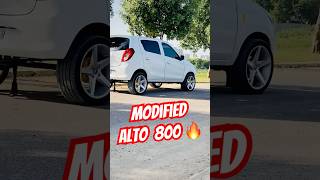 Modified Alto 800 🔥 Alloy wheels 😱🔥 [upl. by Aitat108]