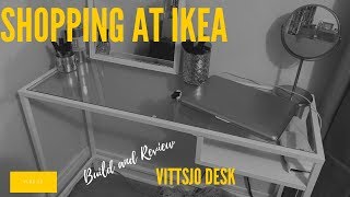 LETS BUILD AND REVIEW IT IKEA VITTSJO DESK [upl. by Attaymik]