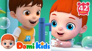 Wash Your Hands  More Domi Kids Songs🎶 amp Nursery Rhymes  Educational Songs [upl. by Rennob]