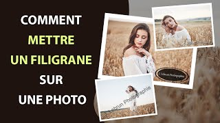 Comment mettre un filigrane sur vos photos ✔ En 2 clics [upl. by Oznarol]