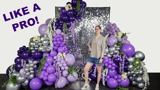 DIY Giant Balloon Garland on Shimmer Wall [upl. by Foah641]