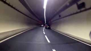 Zafira Gsi turbo through Birmingham tunnels with pop and bang [upl. by Nalyt962]