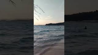 Greece Halkidiki Akti Kalogrias beach 🏖️⛱️🌊 beach nature sea [upl. by Eerrehs962]