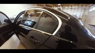 VLOG 2  BMW Chrome Trim Vinyl Wrap Blackout [upl. by Anelac]