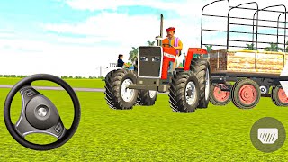 Indian tractor simulator 3d gameplay  tractor wala game video  Android gameplay malayalam [upl. by Ahsiena345]