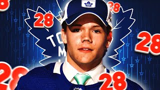 With The 28th Overall Pick The Maple Leafs Select [upl. by Sender]