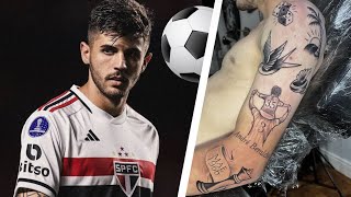 Beraldo faz novas tatuagens no braço 🇾🇪⚽️ [upl. by Ottavia]