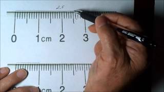 How to Measure length correctly using a Centimeter Ruler [upl. by Aiciled]