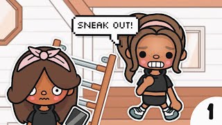 Sneaking Out With My BEST FRIEND GOT IN TROUBLE  With Voices  Toca Life World Roleplay [upl. by Davita132]