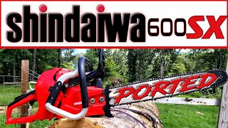 Ported Shindaiwa 600SX first run echo 620 590 [upl. by Niwroc]