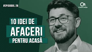 10 IDEI DE MICI AFACERI PENTRU ACASA  The Startup Show EP26 [upl. by Krasner]