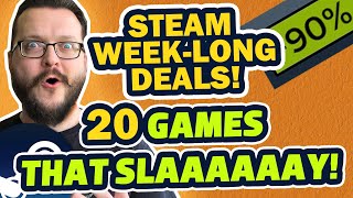 Steam Weeklong Deals 20 Great Games [upl. by Drus259]