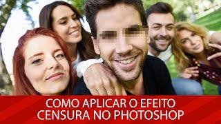 Como fazer o efeito censura no Photoshop [upl. by Ryan]