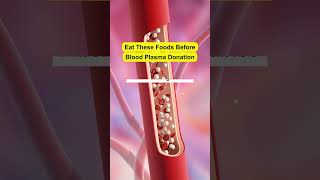 Eat These Foods Before Blood Plasma Donation viral food [upl. by Lienaj]