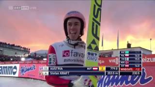 Skifliegen Vikersund 2017 NEUER WELTREKORD STEFAN KRAFT SPRUNG 2535 METER [upl. by Mcneil812]