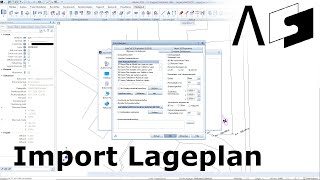 Import Lageplan in Allplan auf Nullpunkt [upl. by Hanid336]