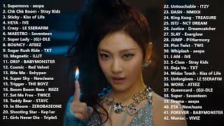 KPOP PLAYLIST  Iconic kpop songs from 20232024 [upl. by Farro]