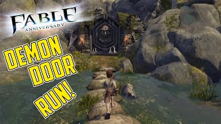 DEMON DOOR RUN  Fable Anniversary [upl. by Eimorej]