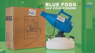 ULV cold fogger machine  BLUE FOGG  Complete aerial disinfection  Your ANTICOVID KIT [upl. by Enoed181]