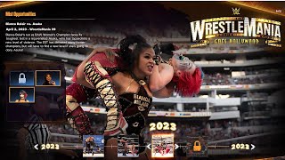 Bianca Belair vs Asuka Wrestlemania 39  WWE 2K24 SHOWCASE [upl. by Primaveria]