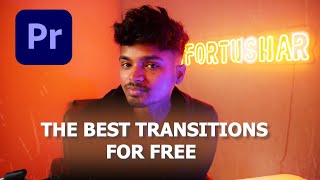 Get 100 Free Transitions For Your Next Video Edit  Adobe Premiere Pro [upl. by Adian477]